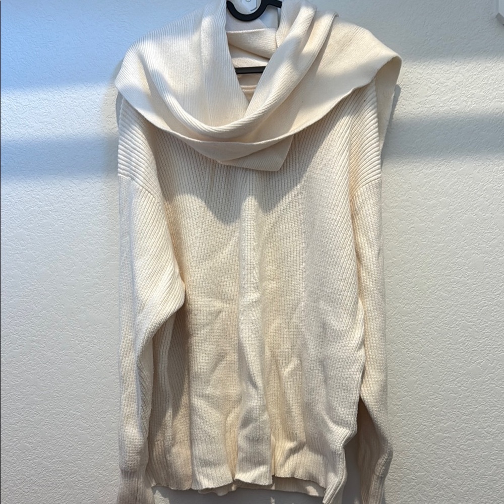 Zara Cream Cowl Neck Sweater